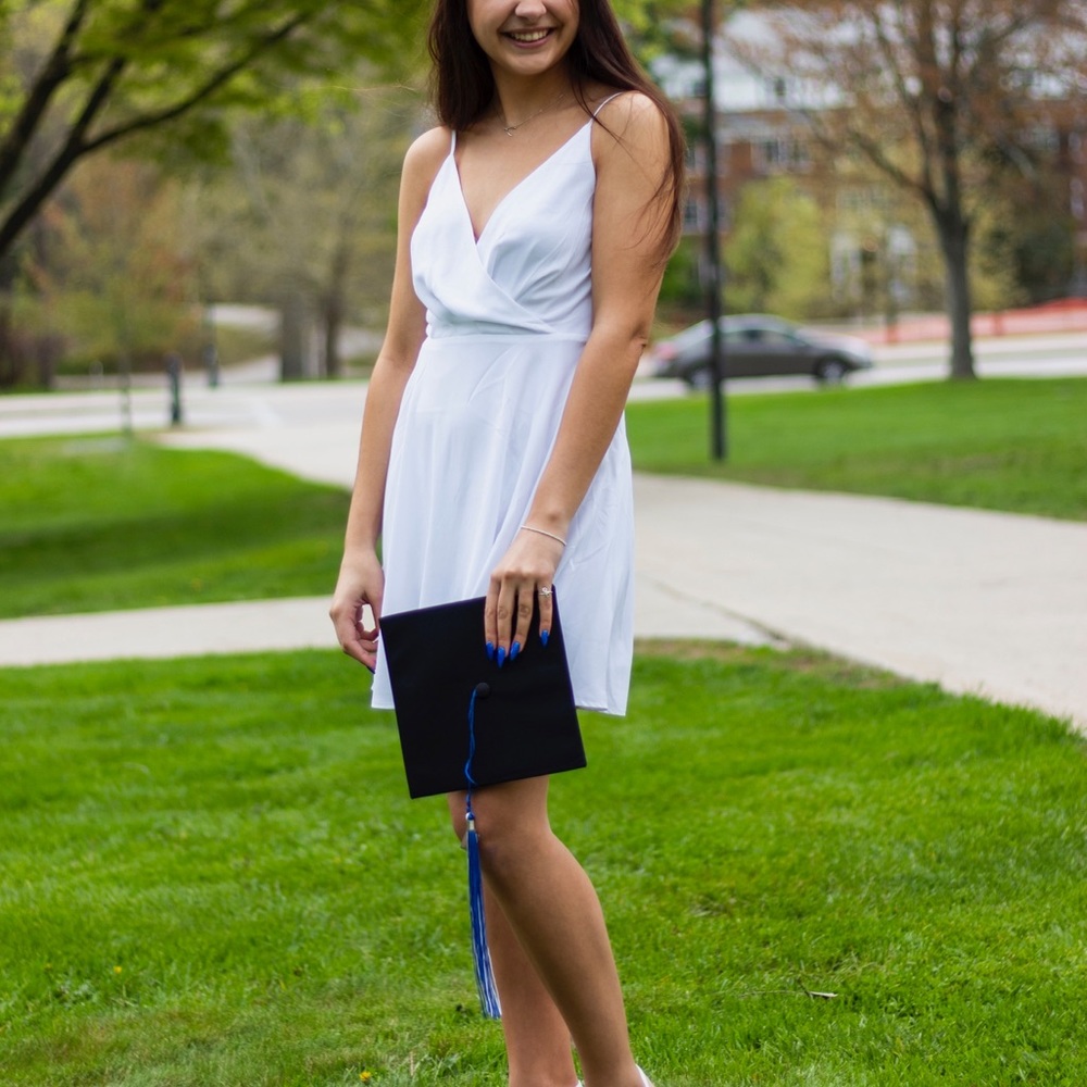 White flowy dress. Worn once